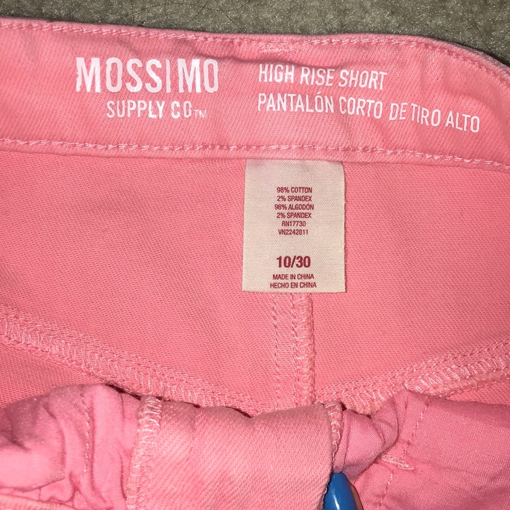 Pink Ripped High Rise Shorts - Picture 4 of 4